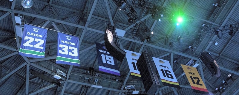 A linear trip back through all jersey schemes in Canucks history