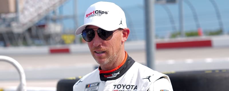 Denny Hamlin wins pole for South Point 400