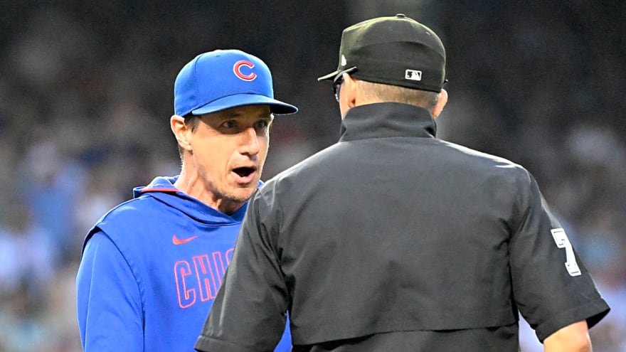 Cubs' Craig Counsell earns most tame ejection of MLB season