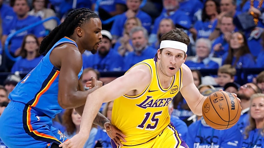 Austin Reaves endures historically poor playoff shooting game in Lakers' loss