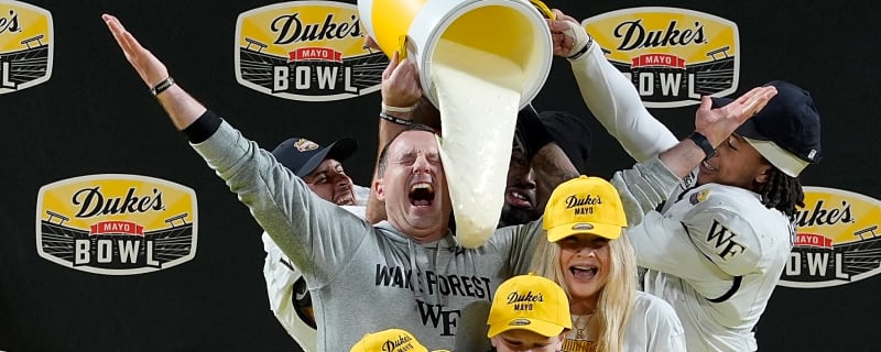 Wake Forest beats Mississippi State in wacky Duke's Mayo Bowl