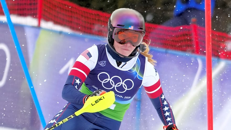 Mikaela Shiffrin running out of time to end Olympic drought after another underwhelming performance in giant slalom