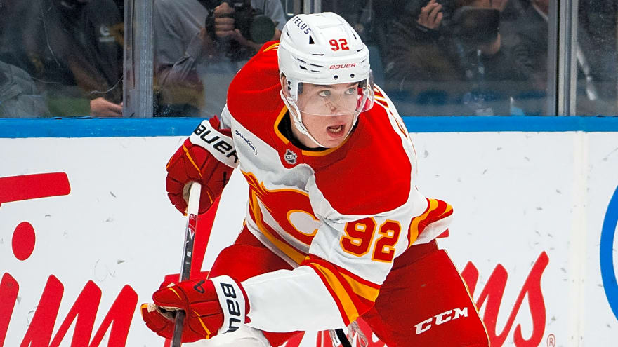 Flames assign Matvei Gridin, activate Jonathan Huberdeau