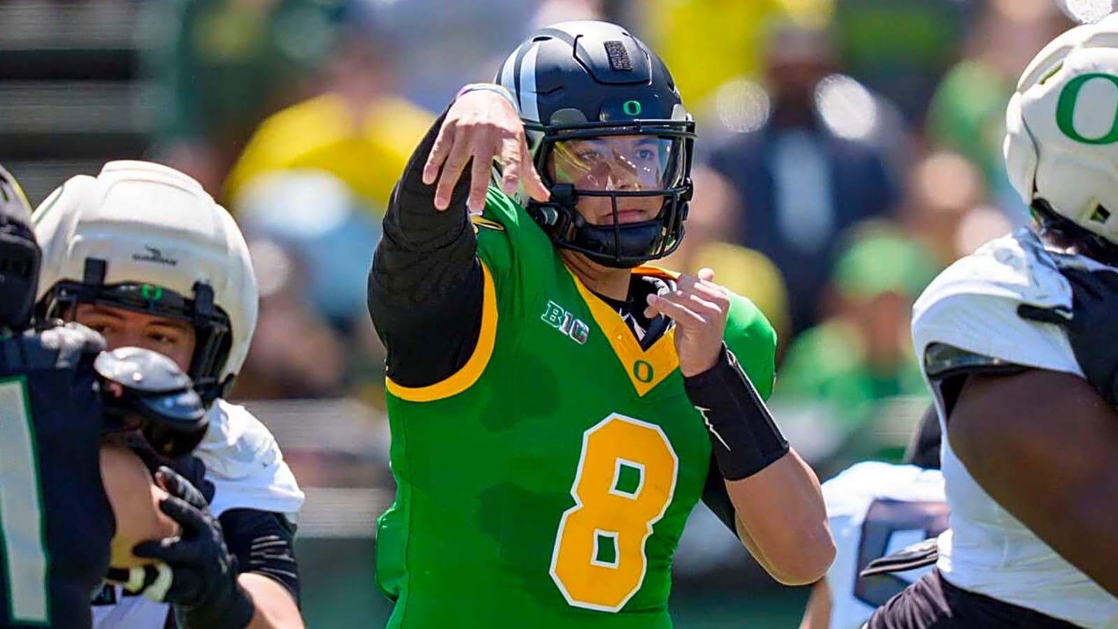 Raiola notes differences in 'talent,' 'landscape' between Oregon, Nebraska