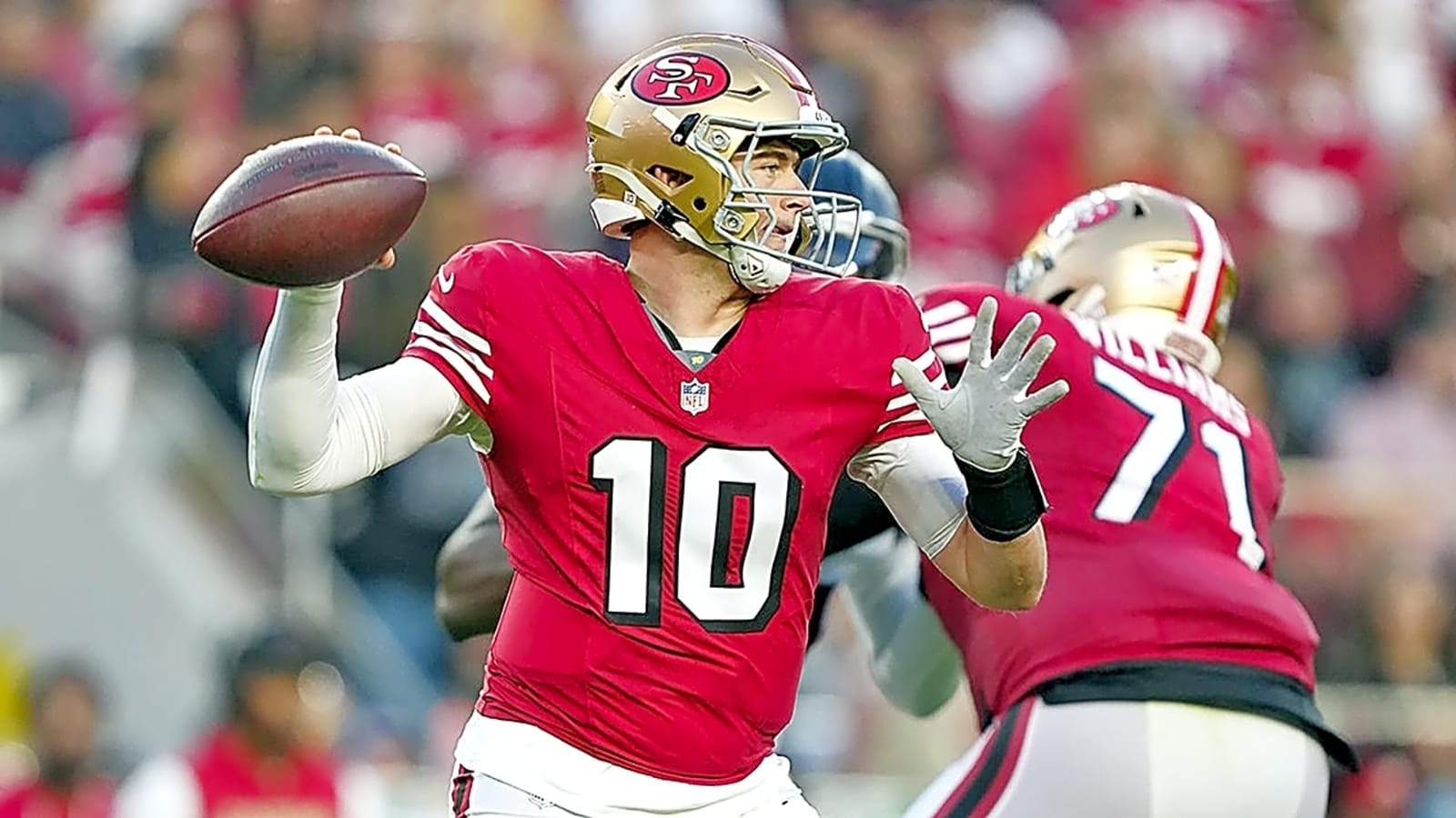 49ers reportedly 'not looking to part with' QB Mac Jones