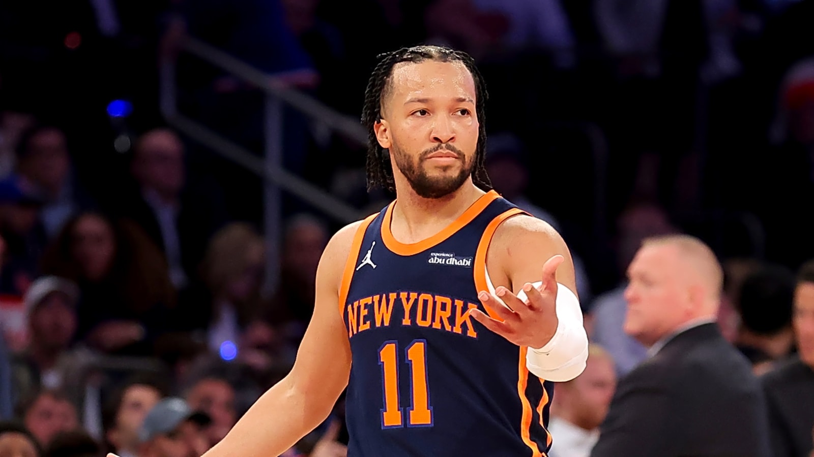 Jalen Brunson got his cape again for the Knicks in Game 2