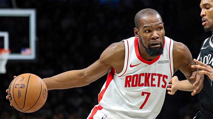 Kevin Durant sets season high in uncharacteristic category against former team in Rockets' win