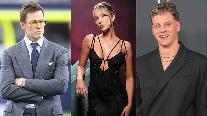 Tom Brady Picks on Joe Burrow After the Bengals QB Was Seen Leaving the Oscars Party With Alix Earle