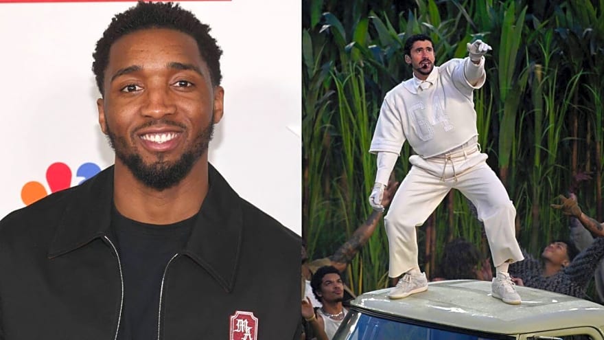 Donovan Mitchell Confesses to Stealing a $10,000 Tree Costume From the Super Bowl