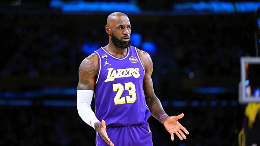 LeBron James Confronts A Frustrated Warriors Fan On The Sidelines During Lakers Game: 'You Need To Relax'