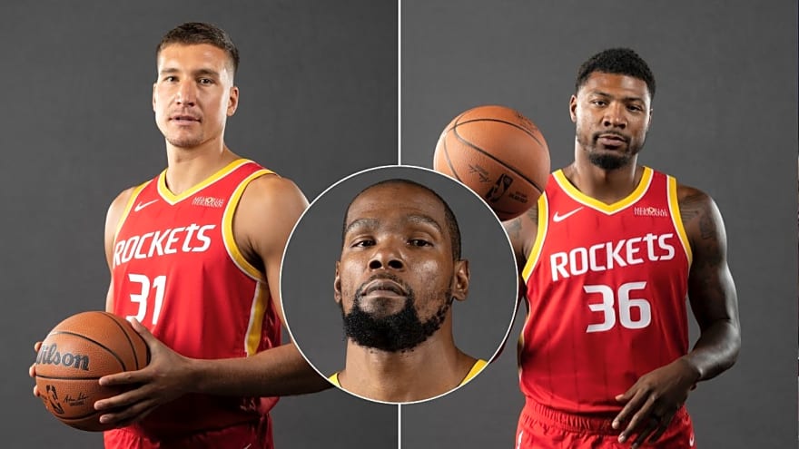Kevin Durant Gives First Impression Of Rockets’ Veteran Additions Bogdan Bogdanovic, Marcus Smart