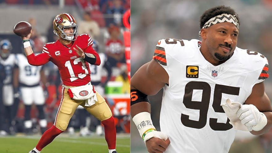 Brock Purdy Gets Interception Warning From Browns Insider as Myles Garrett Eyes Sack Record