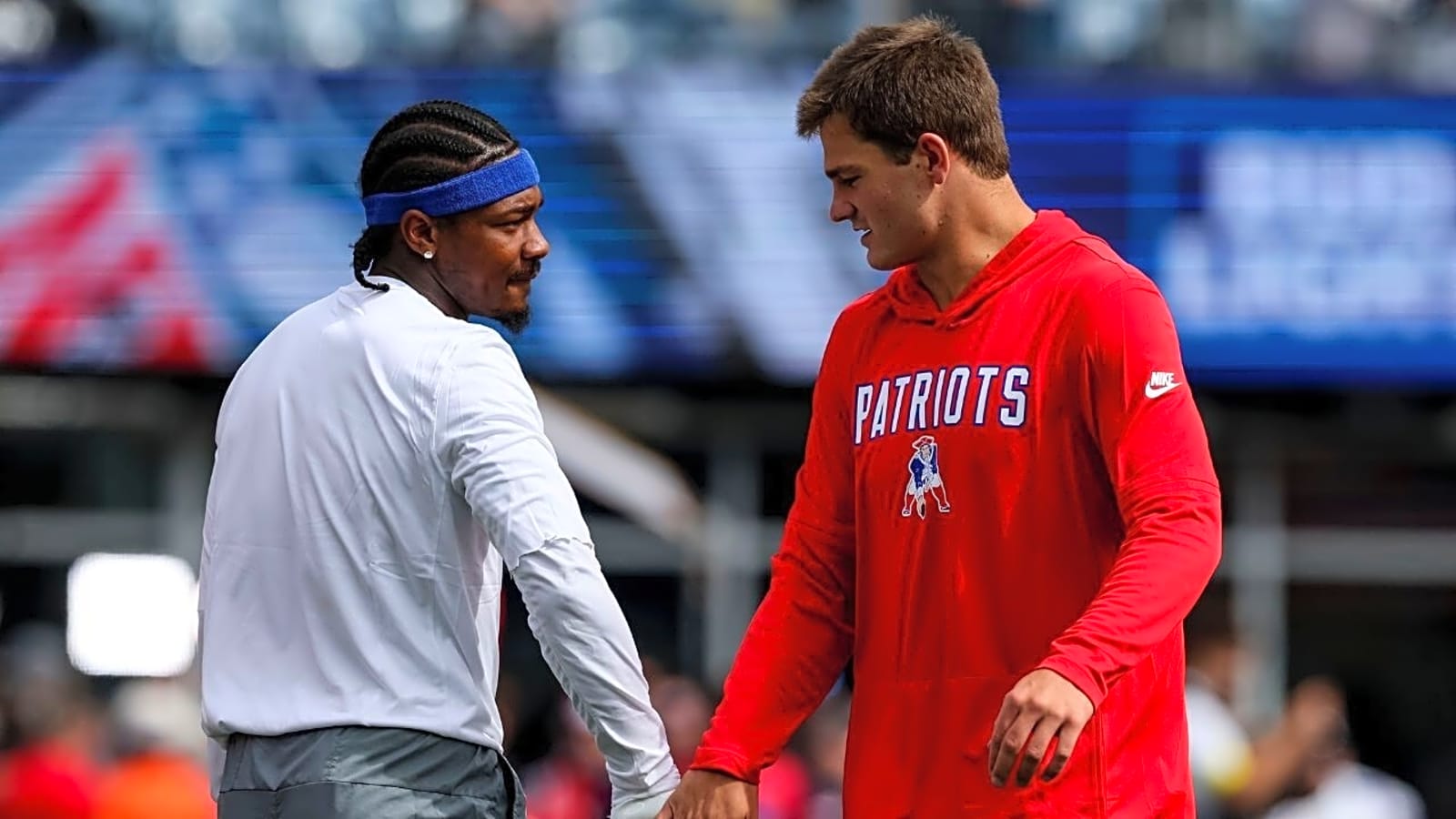 Drake Maye Explains How Coach Josh McDaniels Has Challenged Stefon Diggs