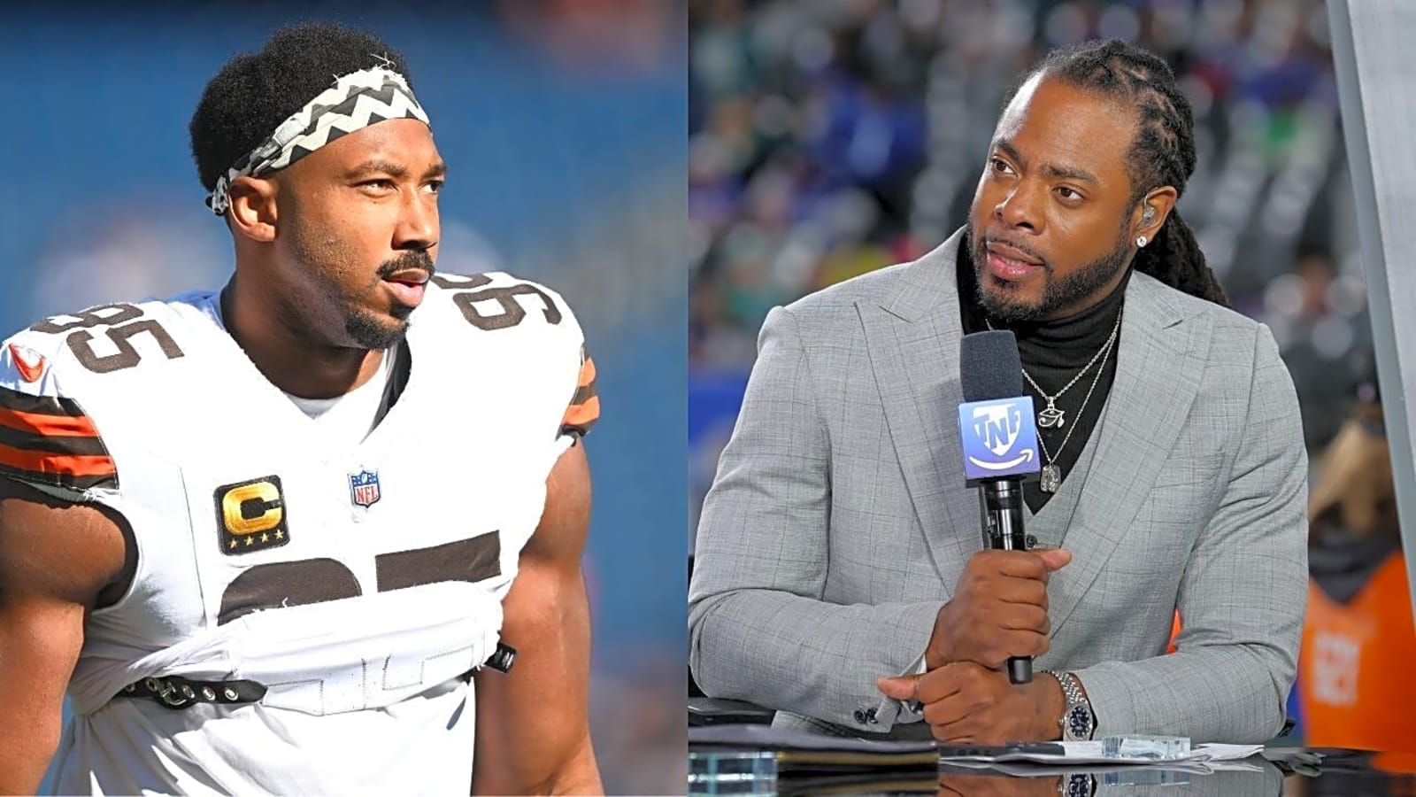Richard Sherman Backs Myles Garrett to Leave the Browns Amid Shedeur Sanders’ QB Battle