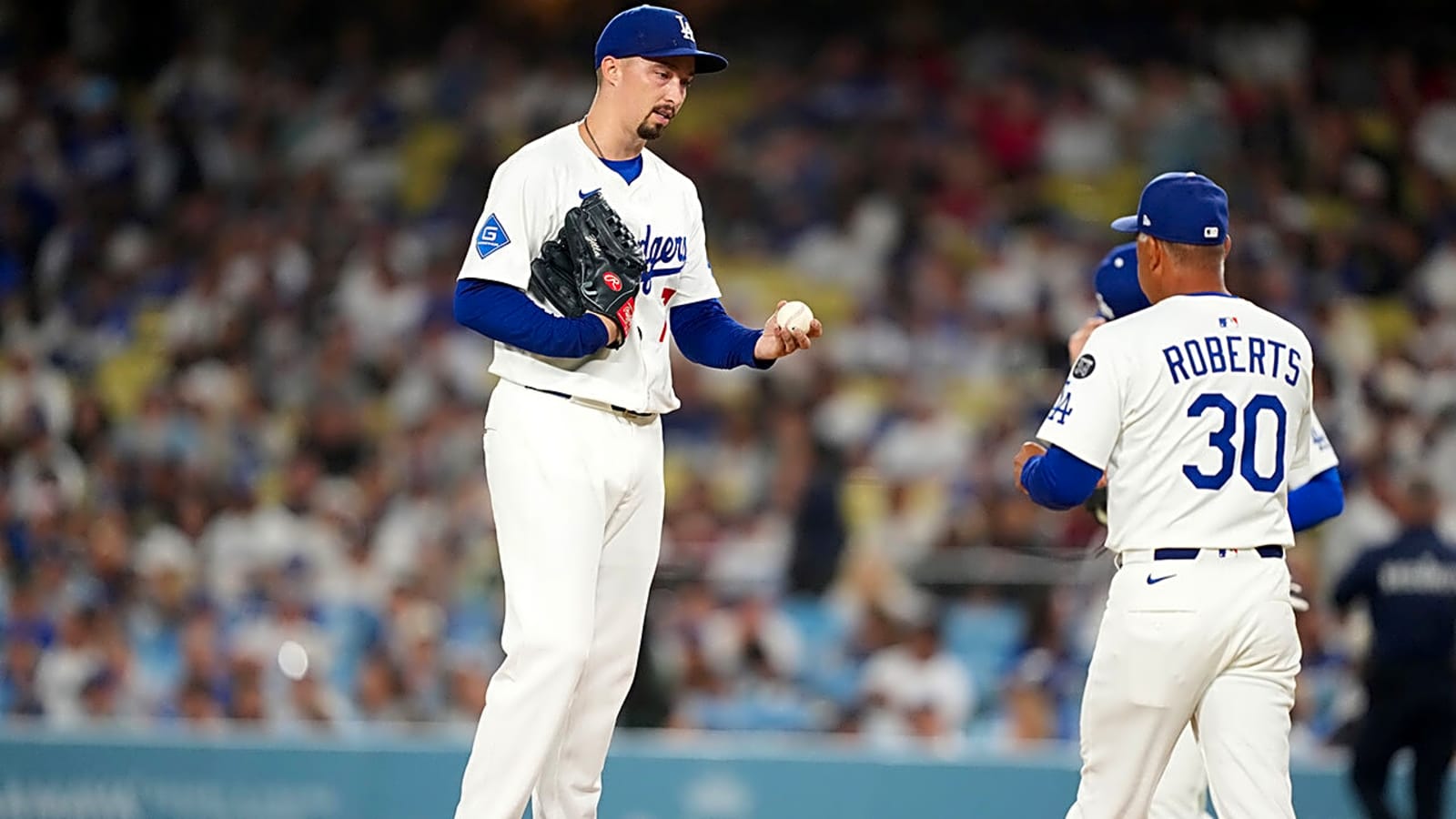 Dave Roberts reveals Blake Snell’s 7-word message during 7th-inning mound visit