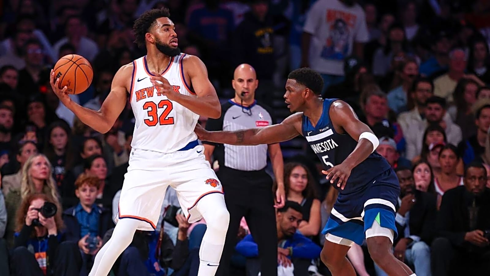 Anthony Edwards Confesses He Needed Help Guarding Former Teammate Karl-Anthony Towns