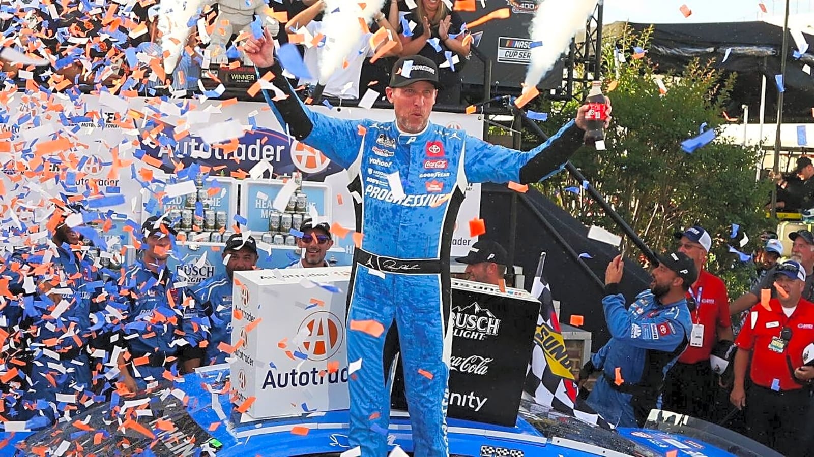 Denny Hamlin 'Praying for a Mistake Free Race' Heading Into Kansas This Sunday