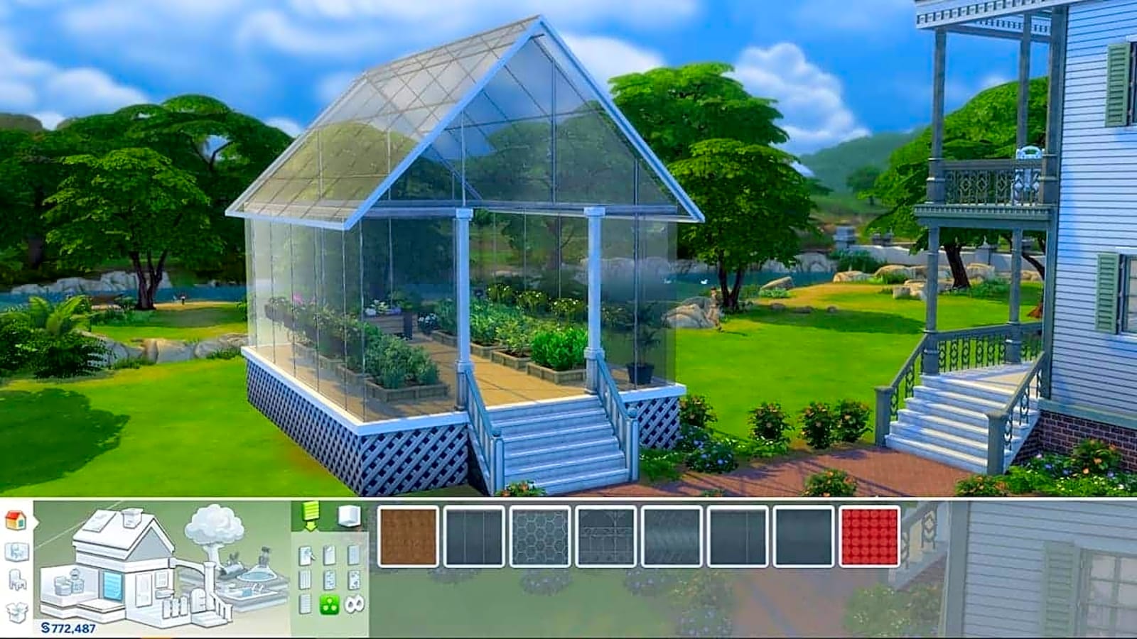 Sims 4 Base Game Update – Beautiful Glass Walls!