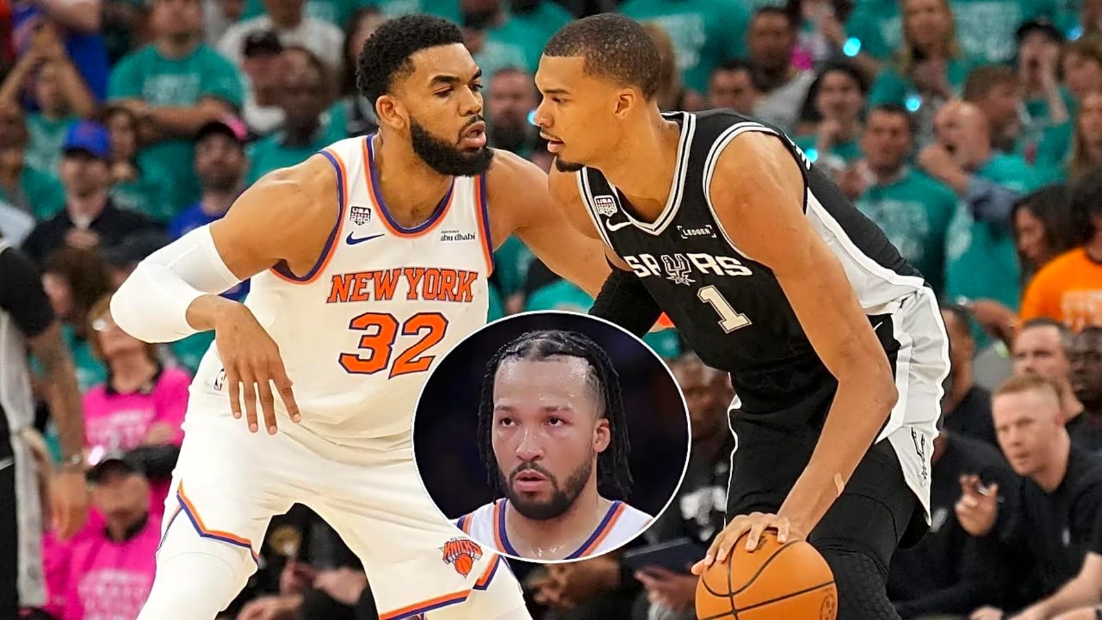 Jalen Brunson Explains How Karl-Anthony Towns Stopped Victor Wembanyama In Game 1