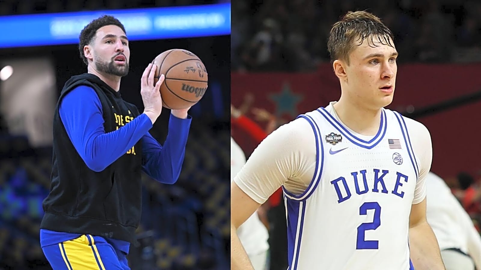 Surprised to Learn Cooper Flagg Is 18, Klay Thompson Talks About How Important Being a Mentor Is to Him