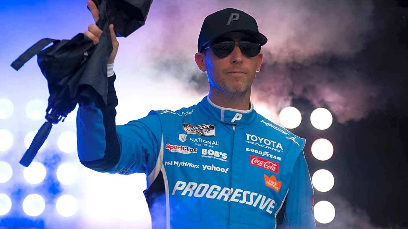 Denny Hamlin wins thrilling Cracker Barrel 400