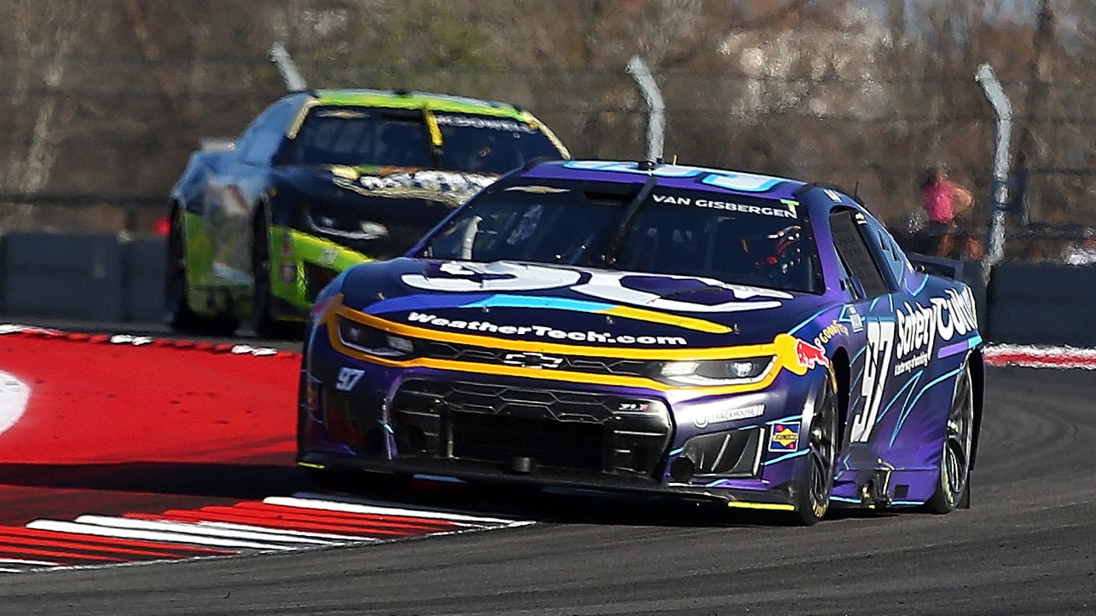 Shane van Gisbergen couldn't find a way around Tyler Reddick