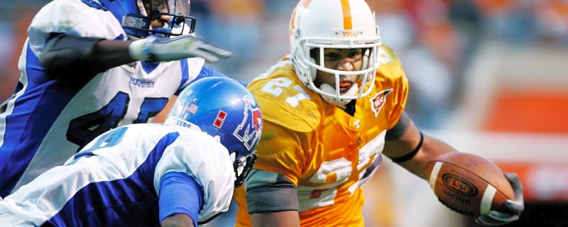A Tennessee Vols running back competition between two players helped develop a famous move that took over the NFL