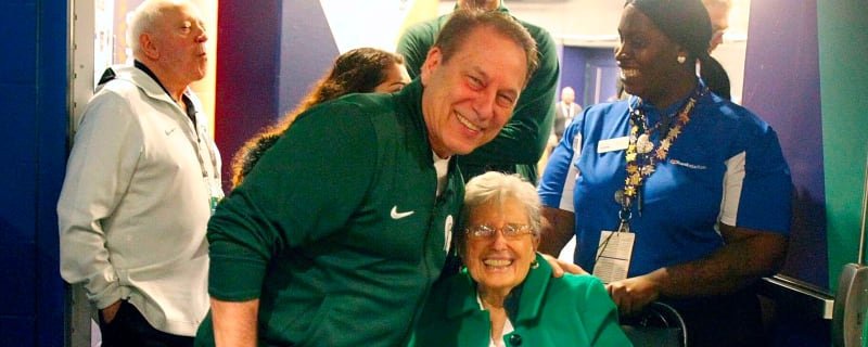 Michigan State's Tom Izzo mourning the death of his 100-year-old mother