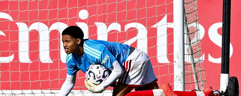 Ethan Nwaneri's brother forced to play as a goalkeeper in dramatic Arsenal U18 win vs Tottenham