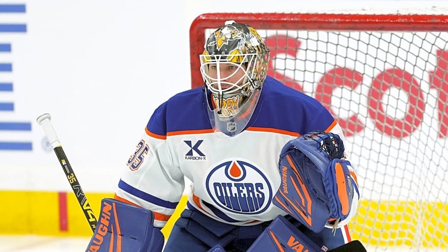 Oilers HC Kris Knoblauch provides critical injury update on goaltender Tristan Jarry