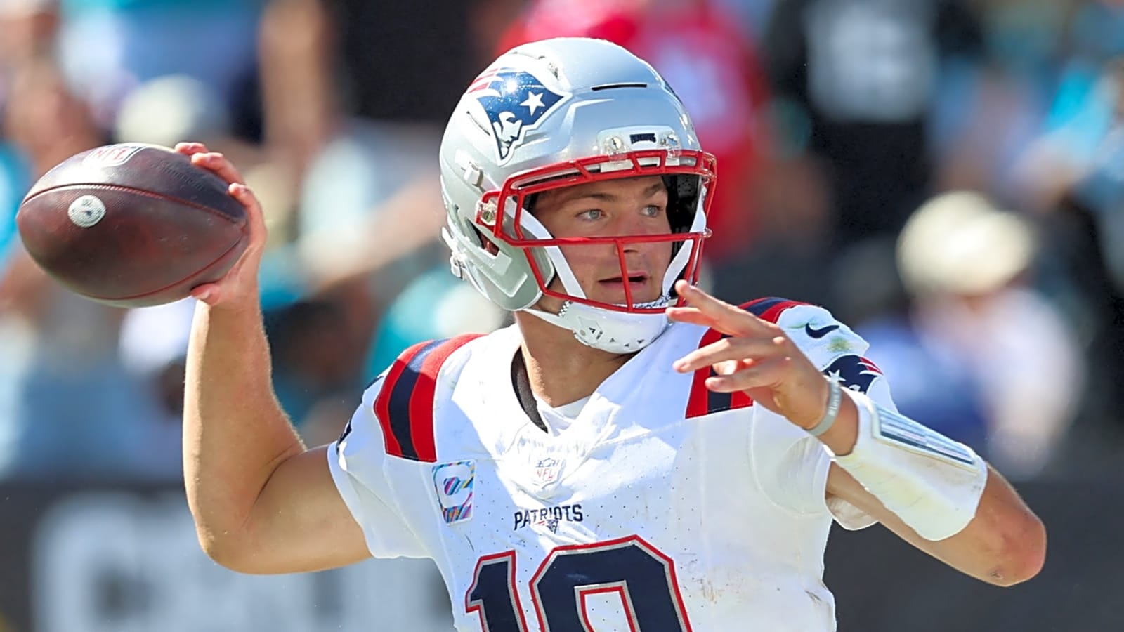 Drake Maye again makes curious comments about potential injury after Patriots' loss to Jaguars