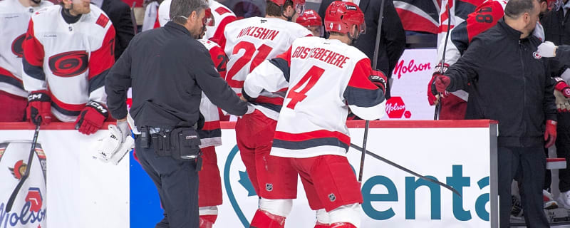 Hurricanes’ Alexander Nikishin diagnosed with concussion