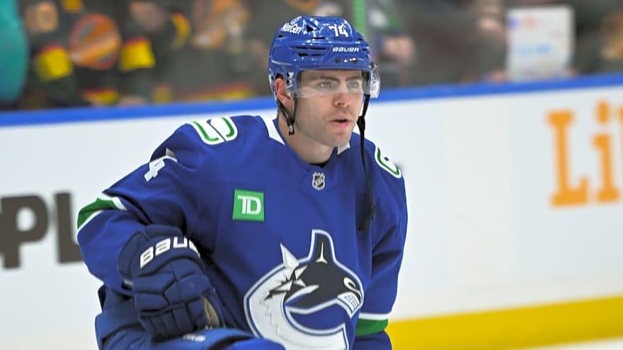 Pettersson back with DeBrusk and Boeser; Kane with Chytil on day one of training camp