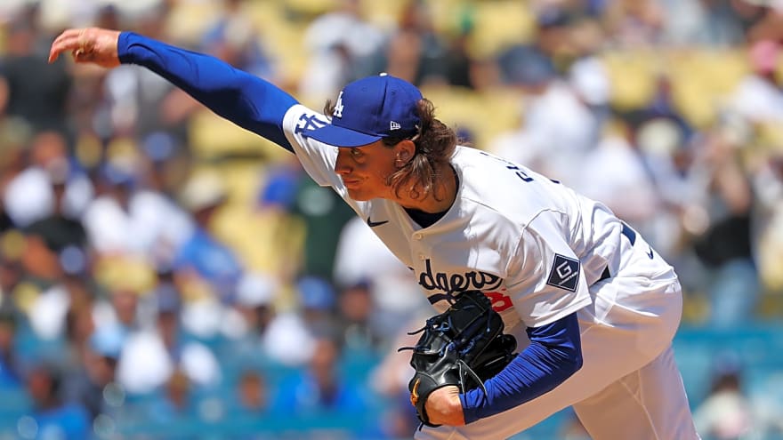 Dodgers place Tyler Glasnow on injured list