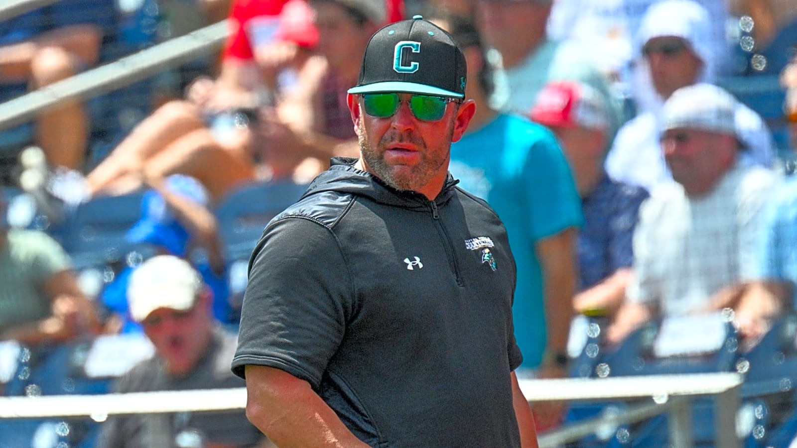 Coastal Carolina coach Kevin Schnall goes off on umpires for ejecting him