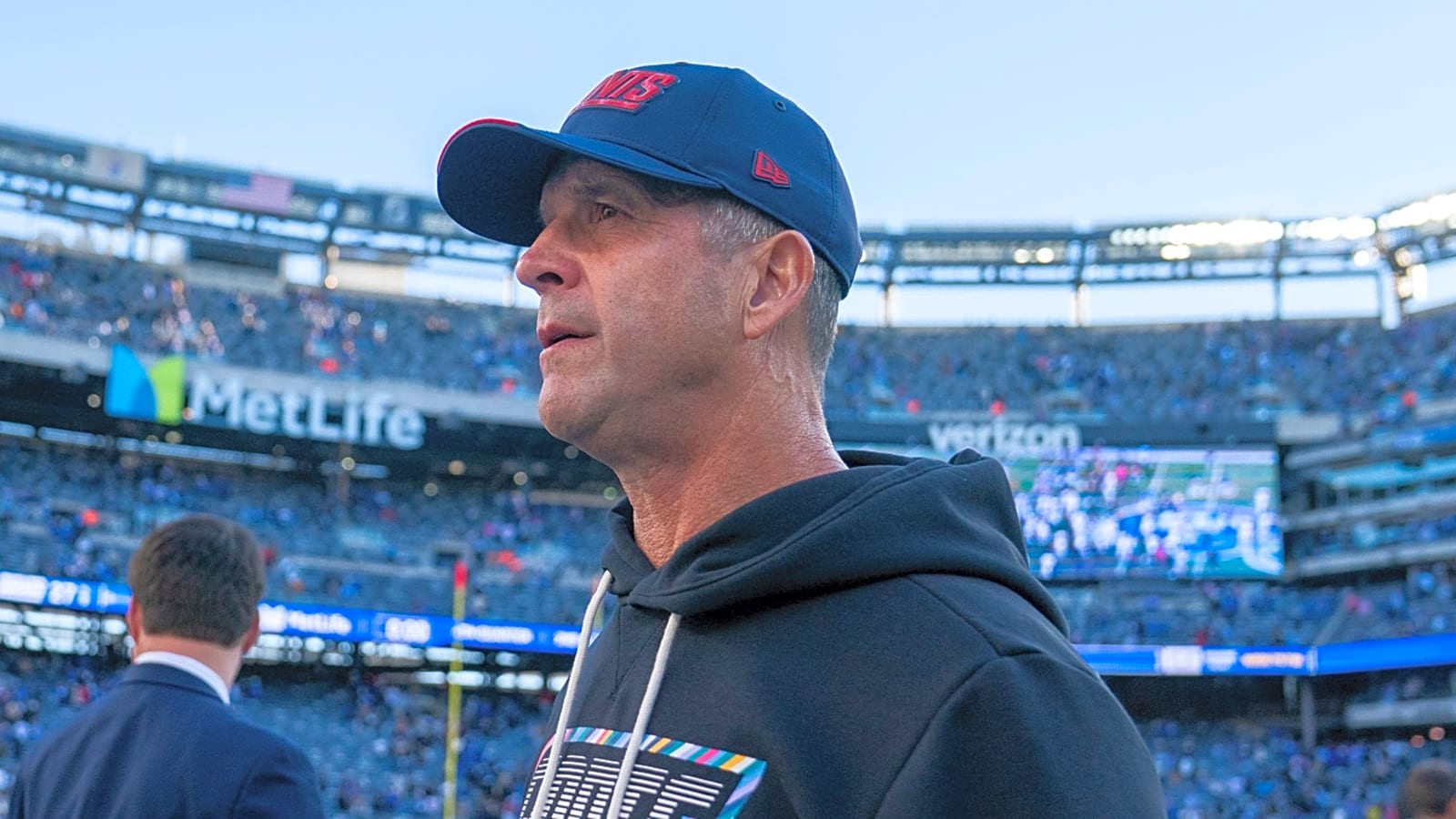 John Harbaugh says he is day-to-day after his own player injured him