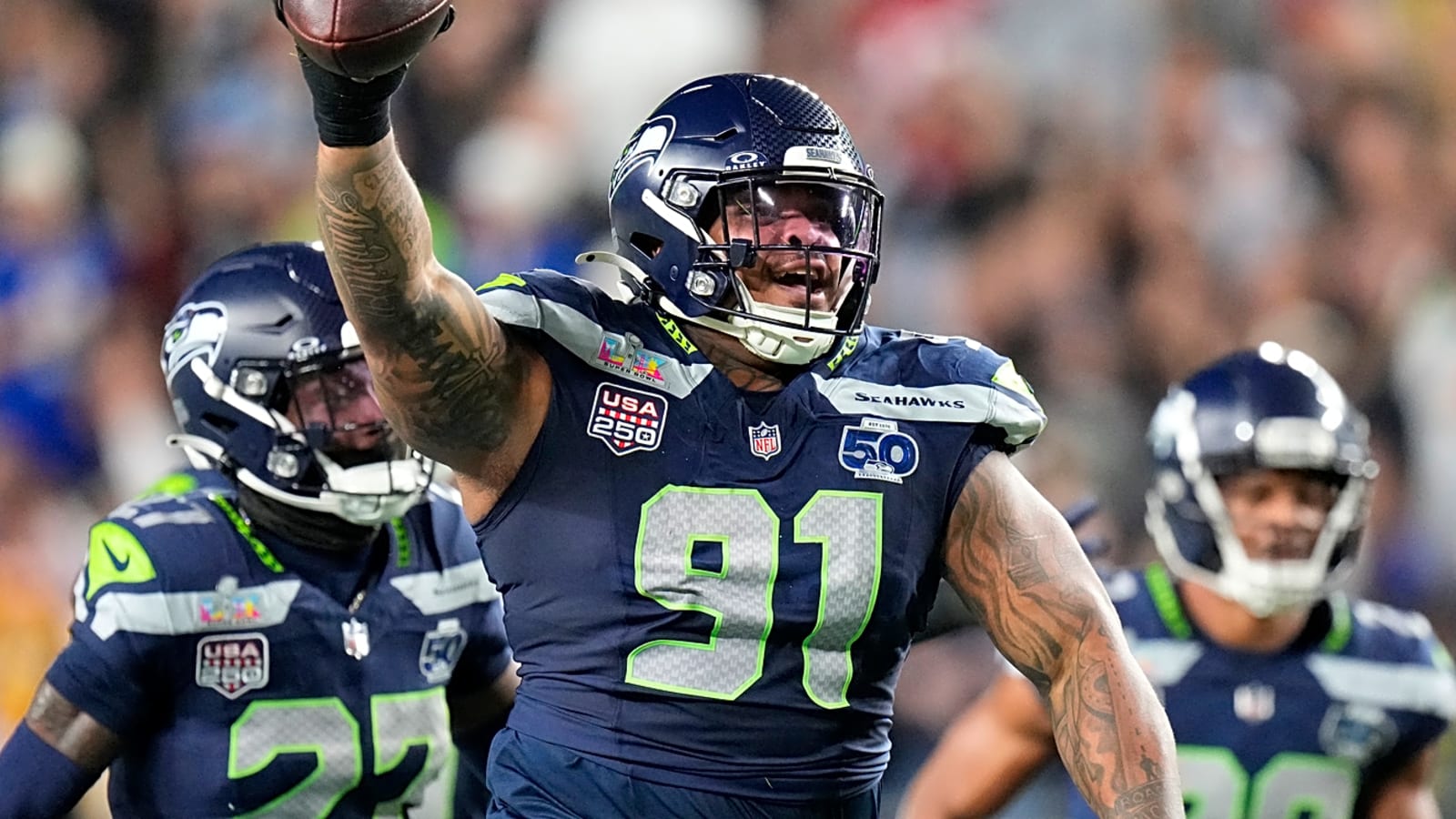 Seahawks reflect on terrorizing Drake Maye in Super Bowl win