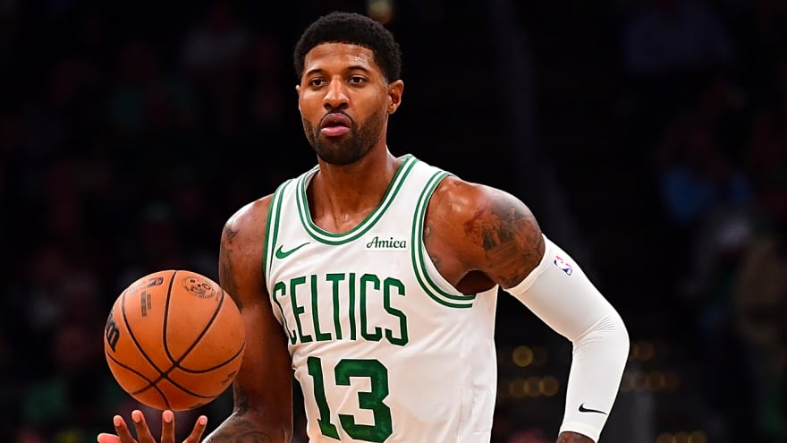 Paul George rediscovered 'pop' while making Celtics history in Boston debut