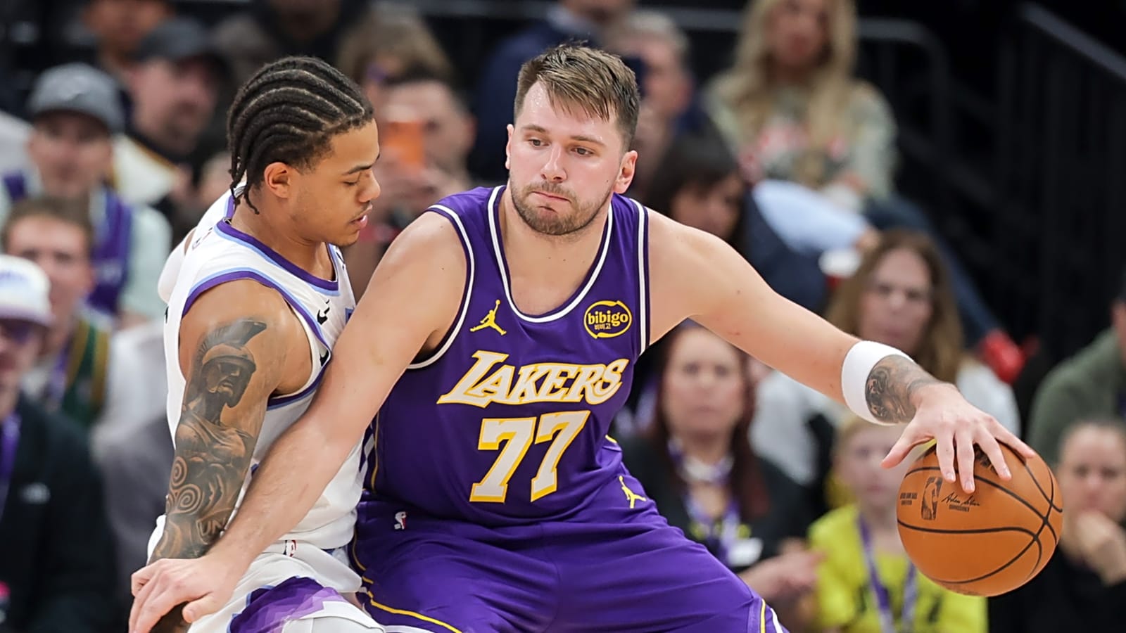 Lakers' JJ Redick gives no clarity about Luka Doncic's left leg injury