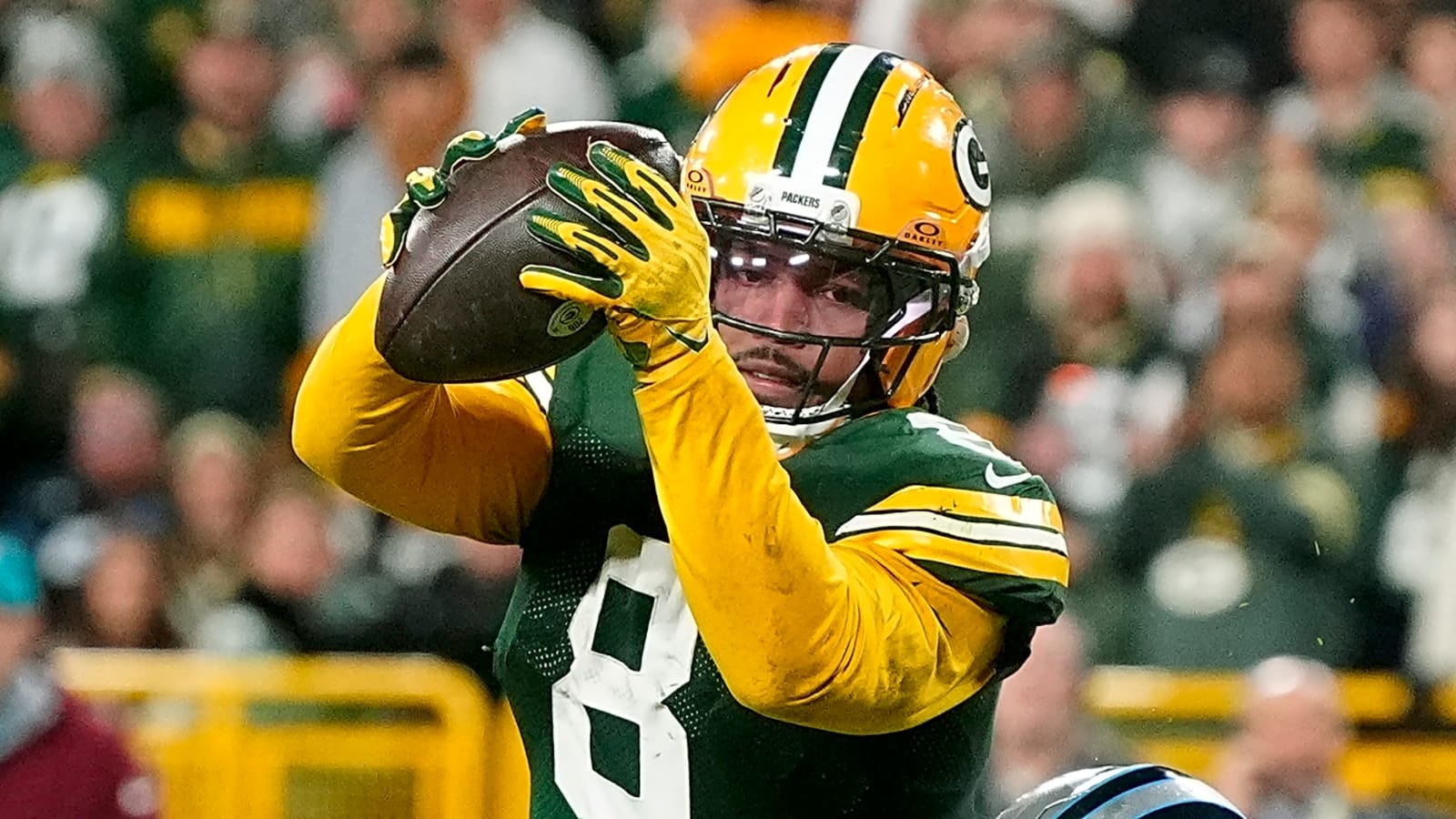 Packers' Josh Jacobs insists touchdown celebration in win over Panthers wasn't a reference to his arrest
