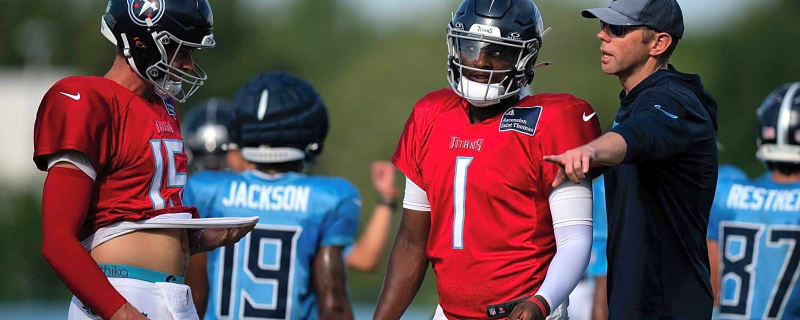 Cam Ward seen speaking up after Titans’ ugly joint practice vs. Falcons
