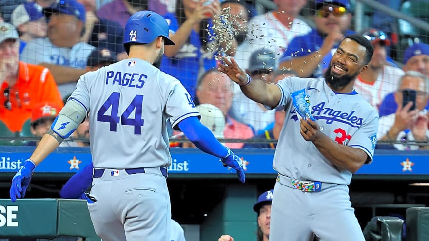 Andy Pages carry Dodgers to rout over Astros