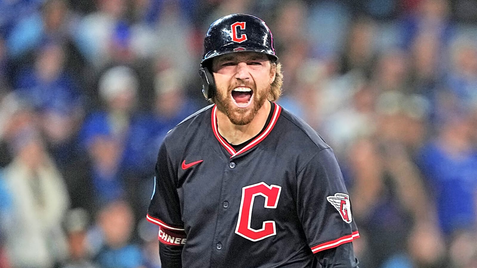 Watch: Guardians' Daniel Schneemann plays hero with grand slam
