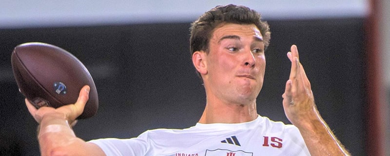 Fernando Mendoza evaluates his Indiana pro day