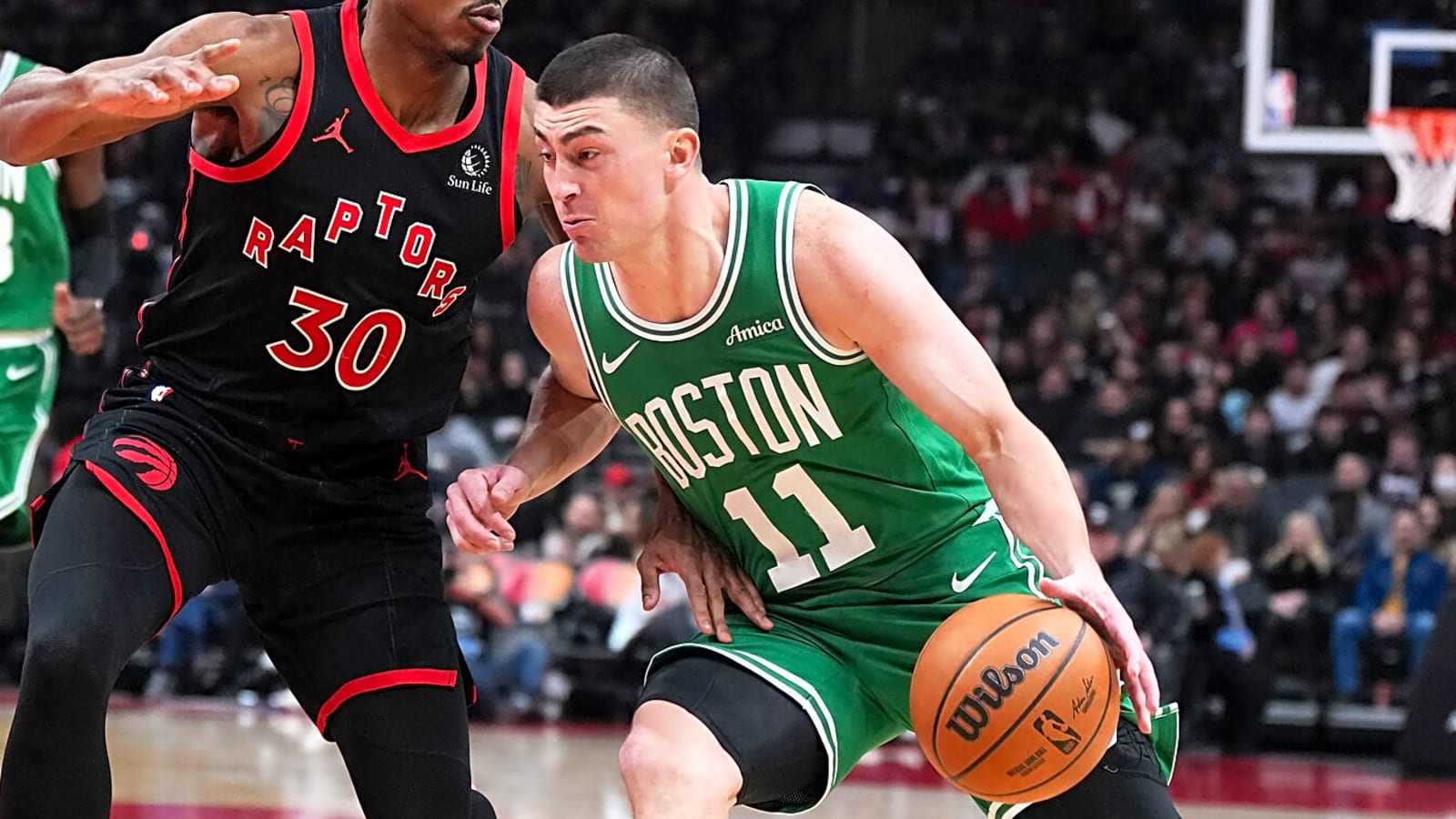 Unlikely hero Payton Pritchard leads Celtics to win vs. Raptors