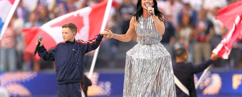 Who is Tius Luka, the 10-year-old who performed with Katy Perry at USA vs Paraguay
