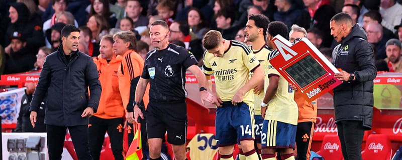 £50m Arsenal man might have started his last game for a while after what happened at Forest