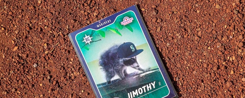 Seattle Mariners fan lists Jimothy the raccoon rookie card for $10k after win over Tigers