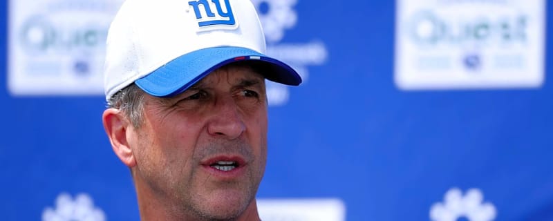John Harbaugh gives the perfect response to viral Cam Skattebo back flip amid Giants injury fears
