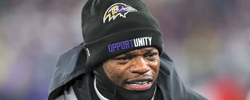 Lamar Jackson spotted ‘spiking helmet to the ground’ at Ravens’ training camp